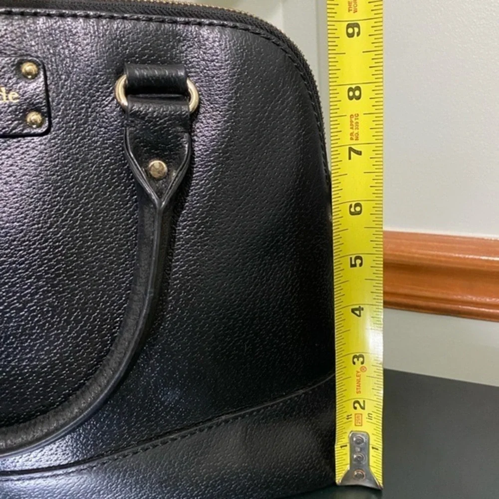 Kate Spade‎ Wellesley Rachelle Black Leather Satchel Handbag Crossbody